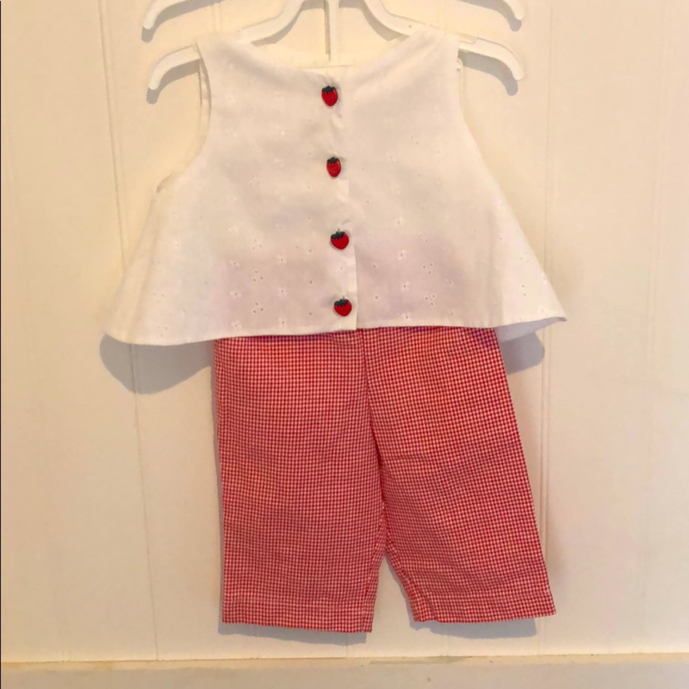 2 piece handmade strawberry set